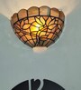 Rose Beige Stained Glass Tiffany Wall Light