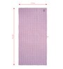 Purple Banana Double Cloth Checkered 300 GSM Bath Towel