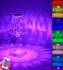 Rose Daimond 16 Colour Changing LED Touch Crystal USB Operated Table Lamp with Remote