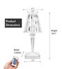 Rose Daimond 16 Colour Changing LED Touch Crystal USB Operated Table Lamp with Remote