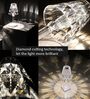 Rose Daimond 16 Colour Changing LED Touch Crystal USB Operated Table Lamp with Remote