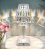 Rose Daimond 16 Colour Changing LED Touch Crystal USB Operated Table Lamp with Remote