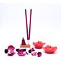 Rose Floating Candles & Incense Stick Home Fragrance Decor Gift Set