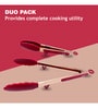 Essential Red Silicone (Set of 2) Kitchen Tong