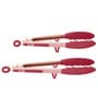 Essential Red Silicone (Set of 2) Kitchen Tong