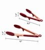 Essential Red Silicone (Set of 2) Kitchen Tong