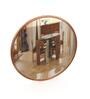 32 Inch RoseGold Round Mirror in Steel Frame