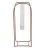 Rose Gold Color Vertical Shaped Vase With Test Tube