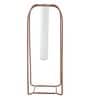 Rose Gold Color Vertical Shaped Vase With Test Tube