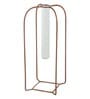 Rose Gold Color Vertical Shaped Vase With Test Tube