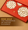 Rose Gold Fragrance Set Of 3 Urli Candles Grand Premium Gift Box