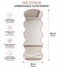 Rose Gold Meander Floor Mirror (160 x 60) CM