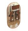 28 Inch RoseGold Oblong Mirror in Steel Frame