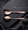 Set of 2 Rose Gold Serving Spoons