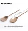 Rose Gold Serving Spoons Set of Two