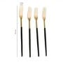 Rose Gold Stainless Steel (Set of 4) Fork