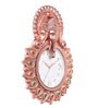 Rose Gold Synthetic Plastic Wall Clock