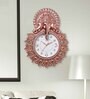 Rose Gold Synthetic Plastic Wall Clock