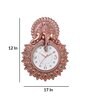Rose Gold Synthetic Plastic Wall Clock