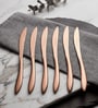 Set of 6 Rose Gold Table Knives