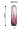 Rose Grandeur Tall Glass Vase M