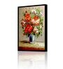 Rose Multicolour Engineered Wood Framed Canvas Wall Painting