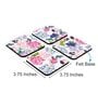 Rose (Set of 4) Engineered Wood Coaster