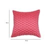 Rose Pink 100% Polyester  Technique 16X16 inch Single Cushion Covers