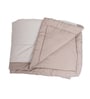 Rose Pink Polycotton Solid 350 GSM Double Bed Reversible Quilted Comforter