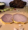 Pink Stone Set of 2 Table Coasters