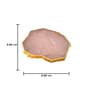 Pink Stone Set of 2 Table Coasters