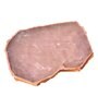 Rose Quartz Rose Gold Plated Coaster Set of 2 for Bar, Beer, Coffee, Tea