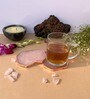 Rose Quartz Rose Gold Plated Coaster Set of 2 for Bar, Beer, Coffee, Tea