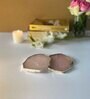 Pink Stone Set of 2 Table Coasters
