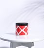 Rose Red Ceramic Pipe Shape Desk Pot Planter