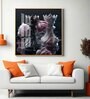 Rose Timeless Contrast Glass Finish Square Wall Art