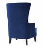Rose Wing Chair in Navy Blue Colour