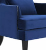 Rose Wing Chair in Navy Blue Colour