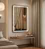 Rosegold Aluminium Frame LED Rectangular Wall Mirror 18 X 24 In