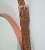 20 Inch RoseGold Hanging Mirror with Leather Strap