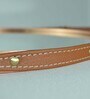 20 Inch RoseGold Hanging Mirror with Leather Strap