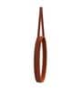 20 Inch RoseGold Hanging Mirror with Leather Strap