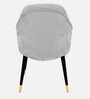 Roselle Suede Accent Chair in Grey Colour