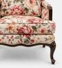 Roselle Teak Wood Lounge Chair In Multicolor Roselle Teak Wood Lounge Chair In Multicolor
