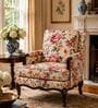 Roselle Teak Wood Lounge Chair In Multicolor Roselle Teak Wood Lounge Chair In Multicolor