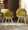 Rosete Iconic Chair (Set of 2) in Yellow Colour