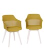 Rosete Iconic Chair (Set of 2) in Yellow Colour