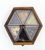 Rosewood Hexagon Spice Box