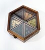 Rosewood Hexagon Spice Box