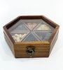 Rosewood Hexagon Spice Box